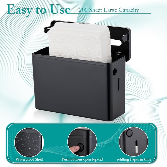 Paper Towel Dispenser Countertop, Hand Towel Dispenser - Image 5