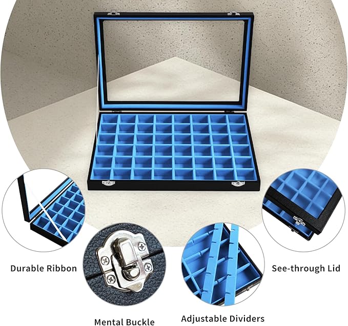 Stratalife Jewelry Organizer 48 Grid Jewelry Tray - Image 2