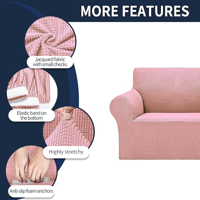 Cupuamon 2026 New Stretch Loveseat Sofa Slipcovers Couch Cover - Image 4