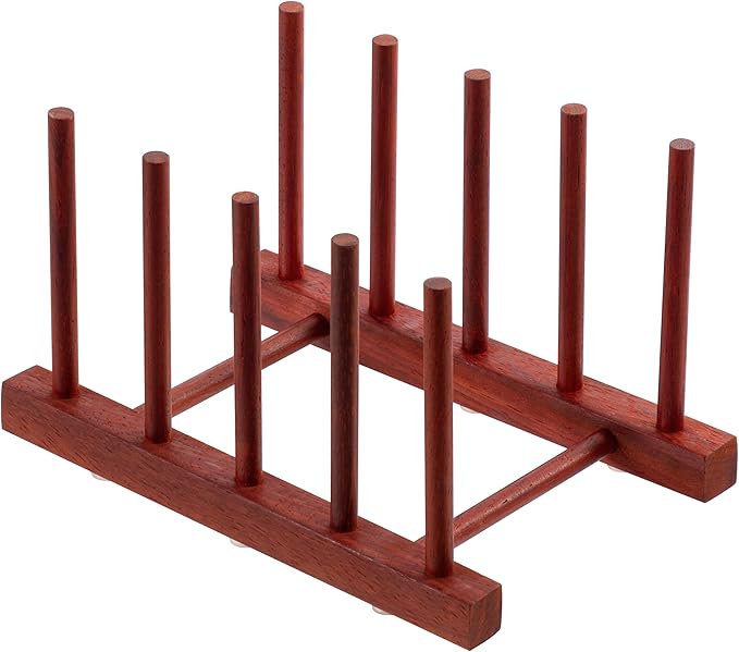 HBlife Rosewood Wooden Dish Drying Rack by HBlife
