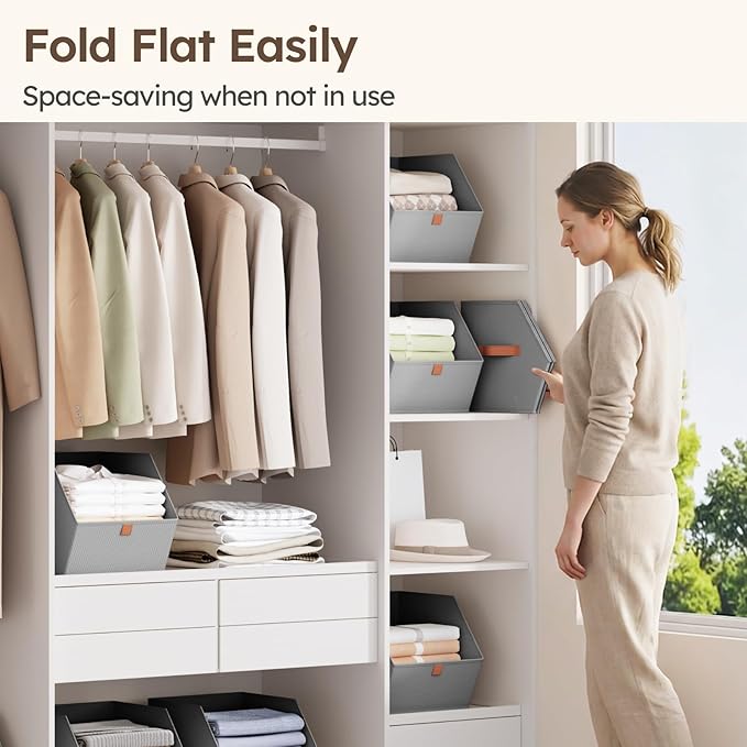 Homsorout Fabric Closet Storage Cubes