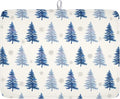 Winter Dish Drying Mat 18 x 24 Inch Blue Tree Dish Drying Pad Absorbent by Unknown