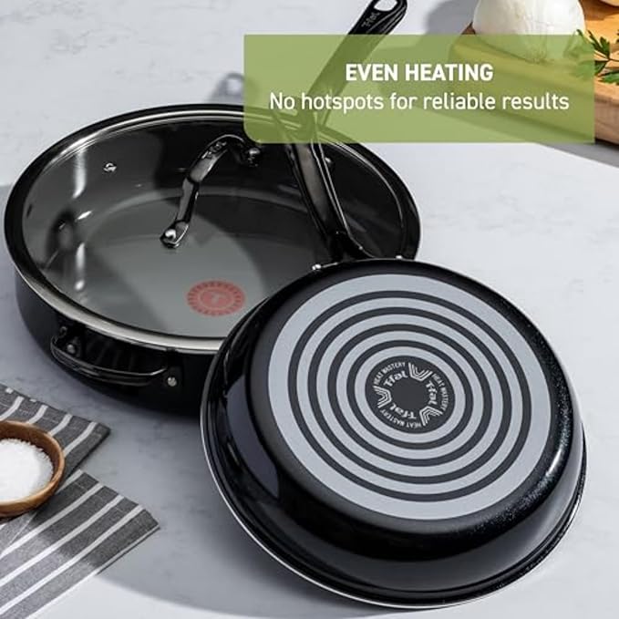 T-Fal Preserve Ceramic Nonstick Frying Pan 2-Pc Set, 8.5" & 11", Oven Broiler - Image 6