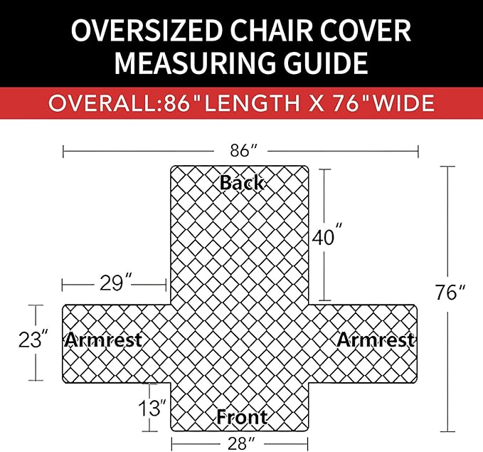 Easy-Going Oversized Chair Sofa Slipcover Reversible Sofa Cover Water Resistant - Image 6