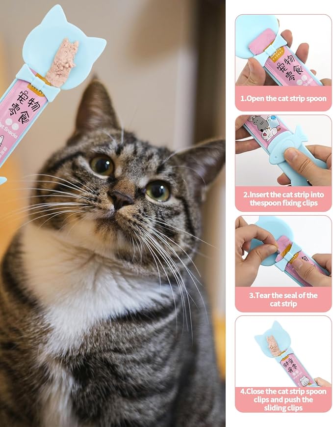 5 PCS Cat Food Can Covers Lids Set, Silicone Pet Food Can Lids - Image 5