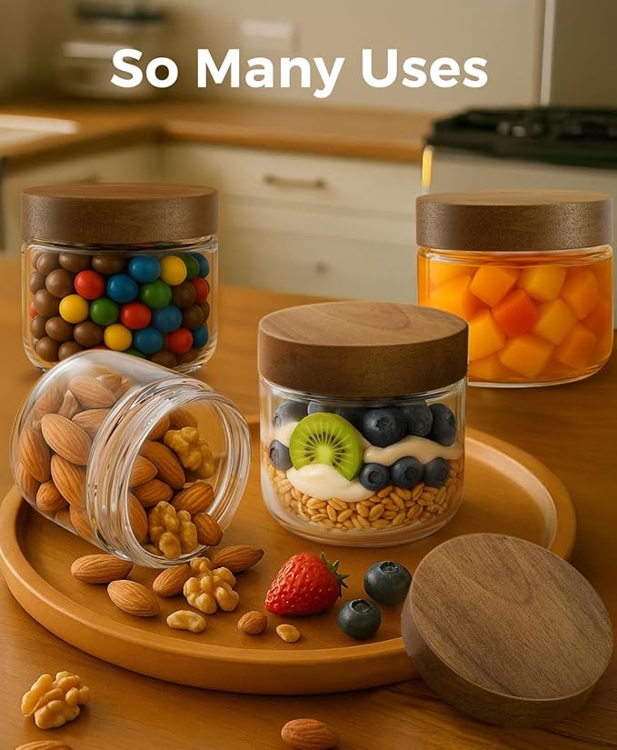 10oz 8 Pack Overnight Oats Containers - Image 5