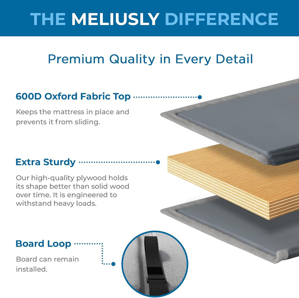 Meliusly Sleeper Sofa Bed Support Board Queen (54x64) - Permanent Fit