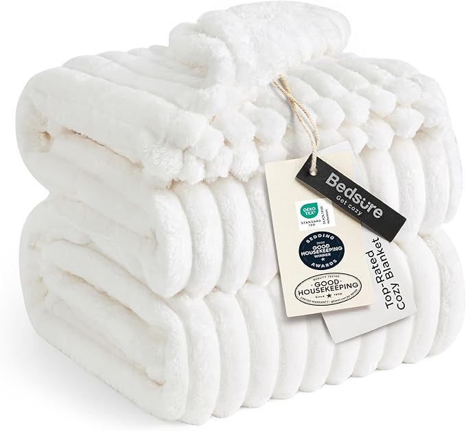 Bedsure GentleSoft Large Fleece Blanket by BEDSURE