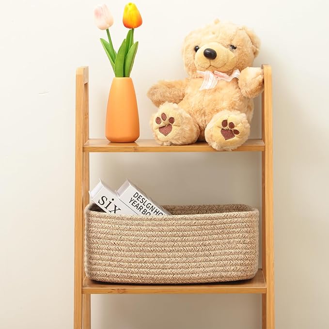 MiniArk Small Storage Baskets for Organizing | Closet Organizer Bins | Shelf - Image 4