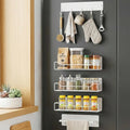 Magnetic Spice Rack for Refrigerator, 5 Pack Magnetic Fridge Organizer Shelves by Unknown