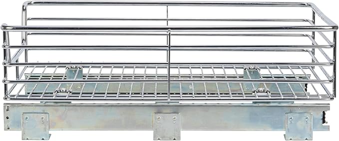 Household Essentials Glidez Chrome-Plated Steel Extended Depth 1-Tier Sliding - Image 9