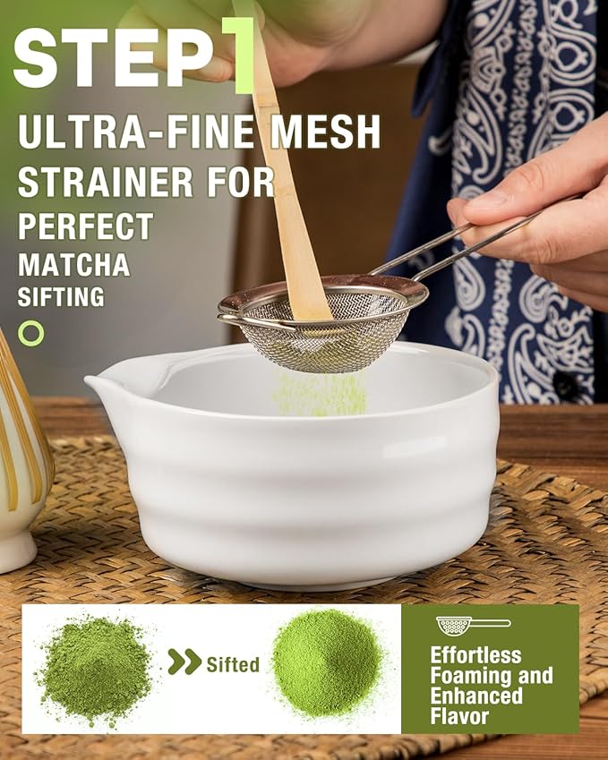 White Matcha Whisk Set - Image 5