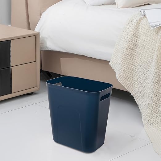 UUJOLY Plastic Small Trash Can Wastebasket, Garbage Container Basket - Image 3