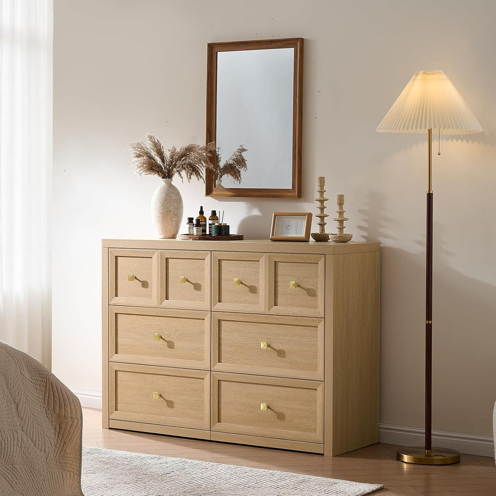 3 Piece Bedroom Set - Includes 6 Drawer Dresser and 3 Drawer King Size Nights...