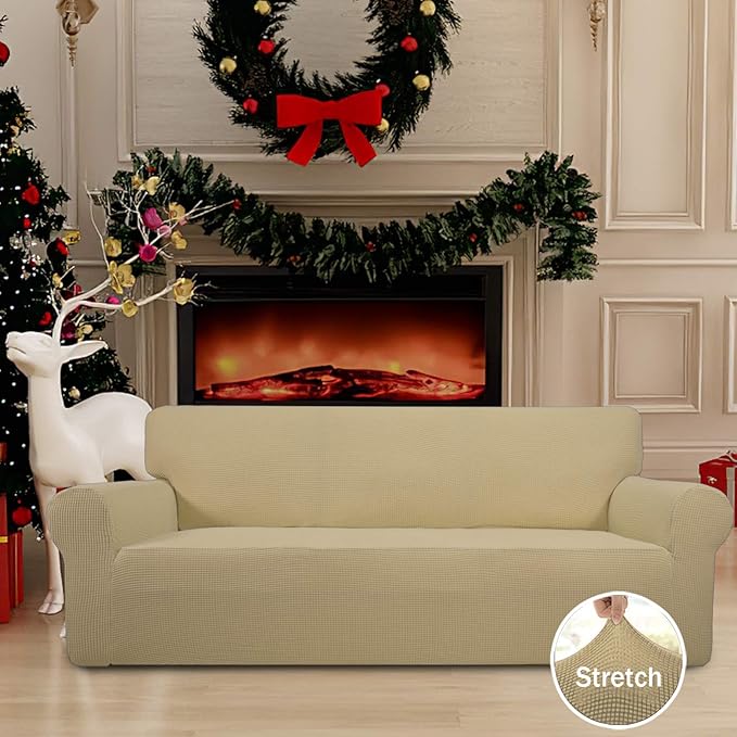 Easy-Going Stretch Sofa Slipcover 1-Piece Sofa Cover Furniture Protector Couch - Image 2