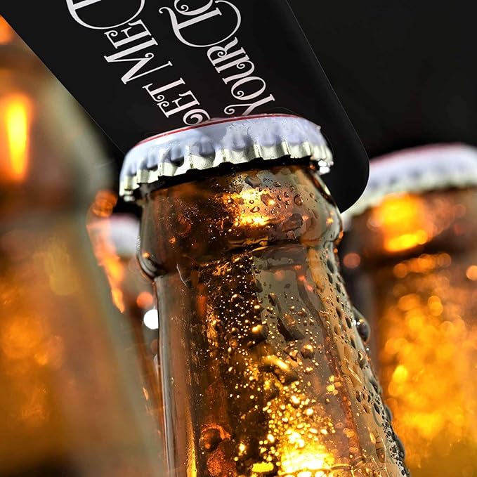 Take Your Top Off Stainless Steel Bottle Opener Funny Saying Quotes Black Flat - Image 4