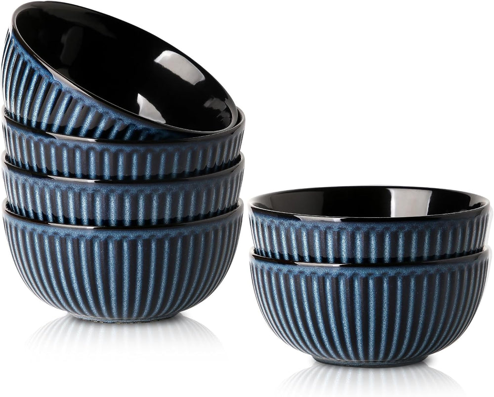 Hasense Porcelain Cereal Bowls Set 24 Oz