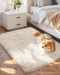 Ophanie Small Ivory Entryway Throw Rugs by Ophanie