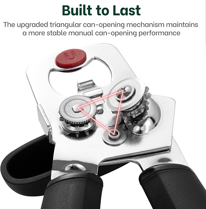 Beneno Can Opener, Heavy Duty Manual Can Opener - Image 3