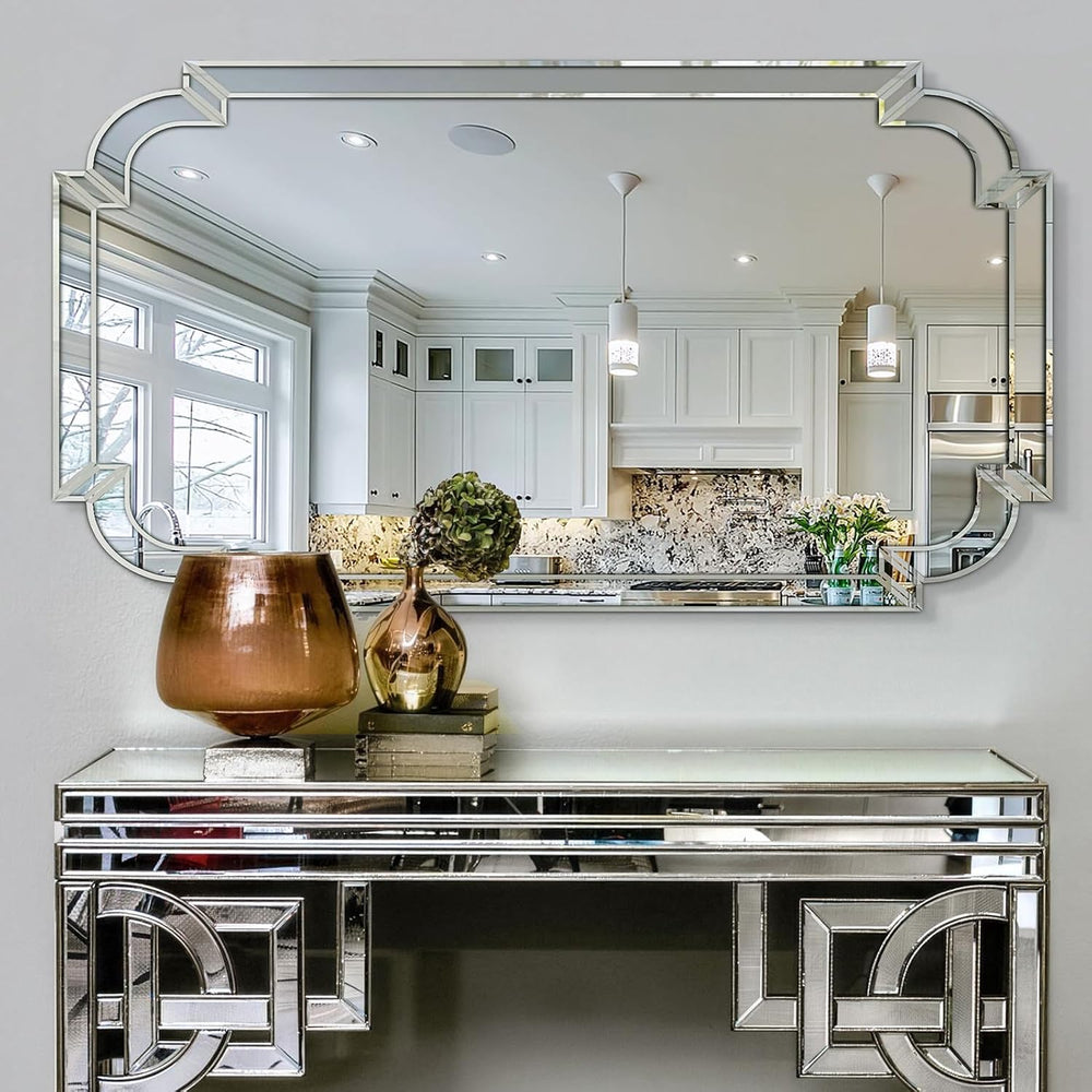 Chende Narrow Bathroom Mirror for Vanity Set, 47''x24'' Large...