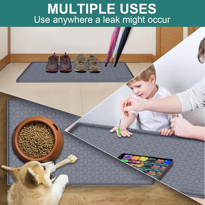 Under Sink Mat, Kitchen Cabinet Shelf Protector, Fits 36 inch Standard Cabinet - Image 5