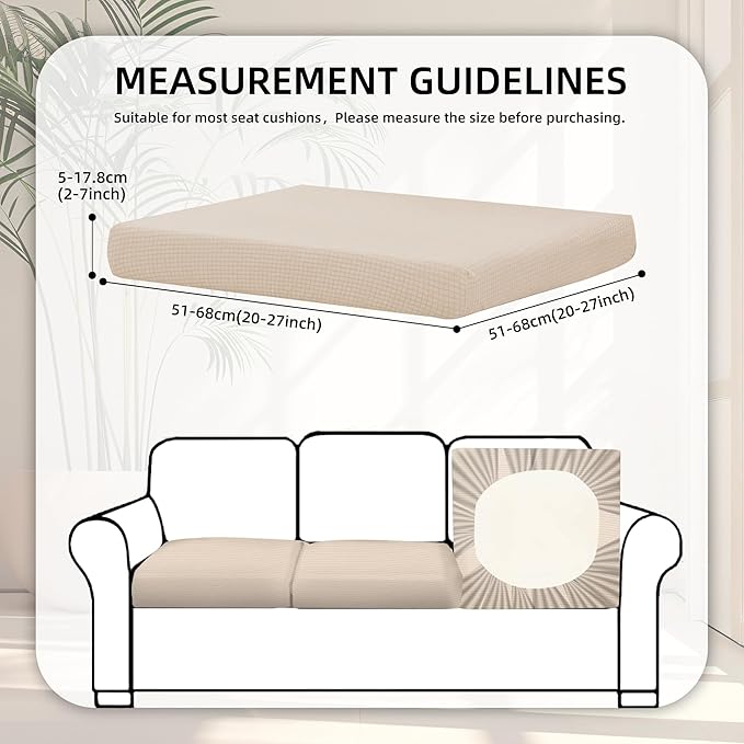 Patio Cushion Covers Outdoor Cushion Covers, Super Elastic Cushion Covers - Image 2