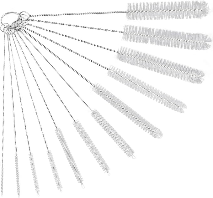 Ixiaoyoo Straw Cleaner Brush Set, 12-Piece 11.8 Inch Long Botthle Cleaning Brush by Ixiaoyoo