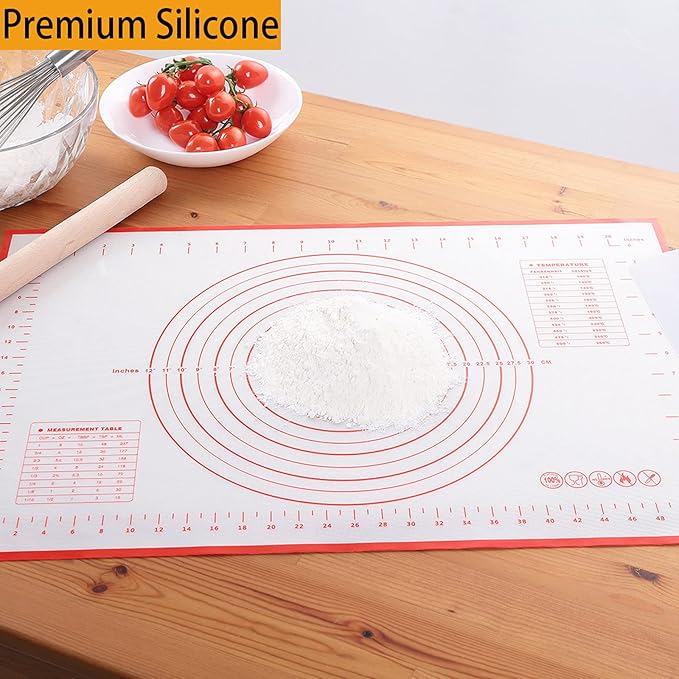 Silicone Baking Mat，Non Stick Rolling Dough - Image 2