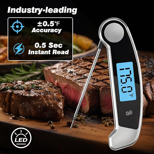 Meat Thermometer Digital Waterproof Instant Read Thermometer - Image 7
