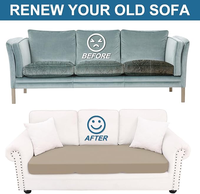 Smiry Printed Couch Cushion Covers, Stretch Soft Couch Covers - Image 8