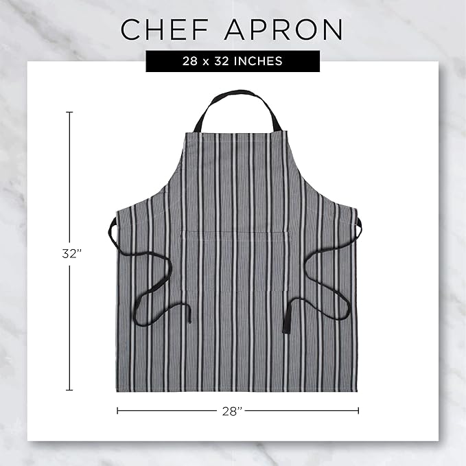 DII unisex Chef Style Cotton Apron - Image 7