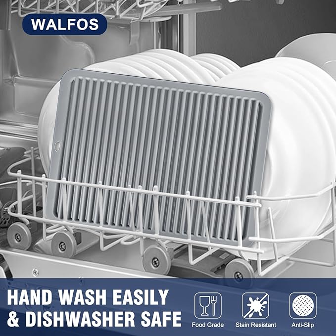 Walfos Large Silicone Trivet 16x12 Inch, Hot Pads - Image 7