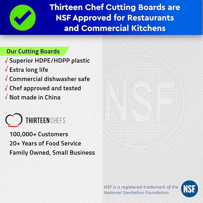 Thirteen Chefs Extra Large 24 x 18 Black Cutting Board - Image 4