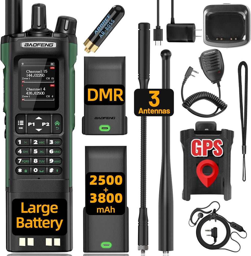 baofeng DM32 Radio DMR Ham Radio Handheld Long Range Walkie Talkies Rechargea...