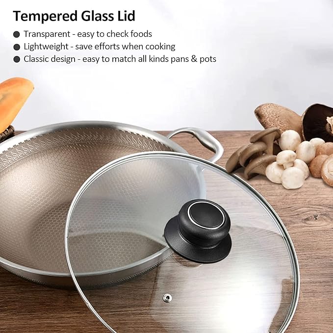 8 Inch Glass Lid for Frying Pan Lid, Fry Pan Lid, Skillet Lid, Pan Lid - Image 8