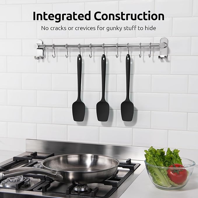 U-Taste Silicone Spoon Spatula Set, 600ºF High Heat Resistant Food Grade - Image 9