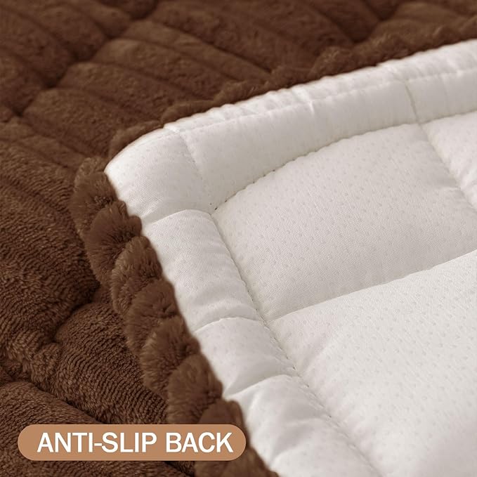 Smiry Couch Cover for Dogs Washable, Non Slip Fuzzy Pet Couch Covers for 3 - Image 10