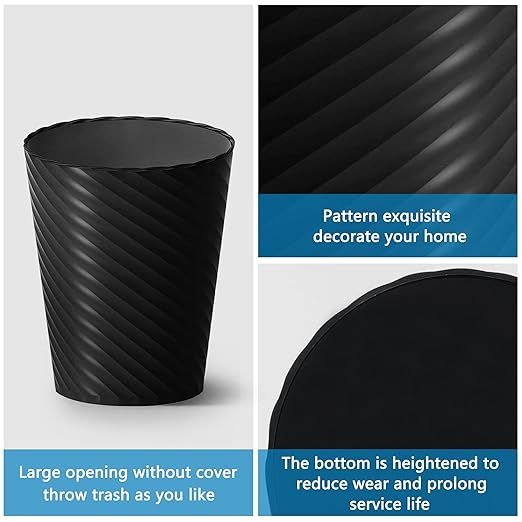 Bathroom Trash Can, 8 Pack 1.8 Gallons Small Trash Can - Image 4