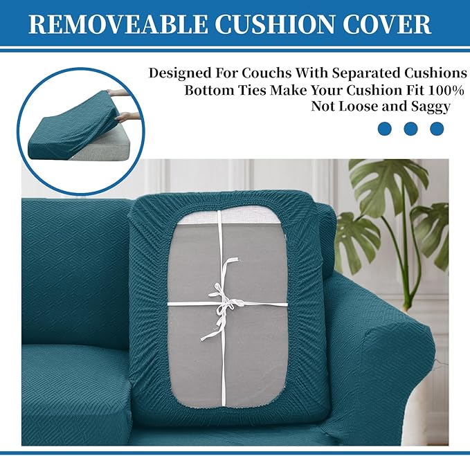XINEAGE New 4 Pieces Couch Covers - Image 4
