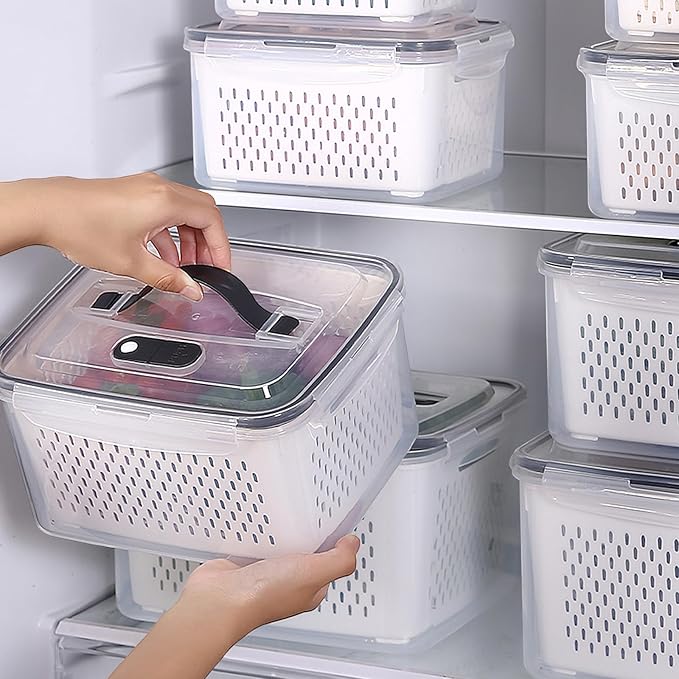 5 Pack Large Fruit Storage Containers - Image 4