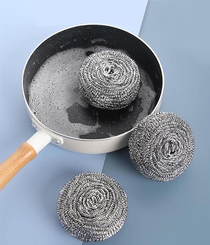 12Pcs Steel Wool Scrubber - Image 2