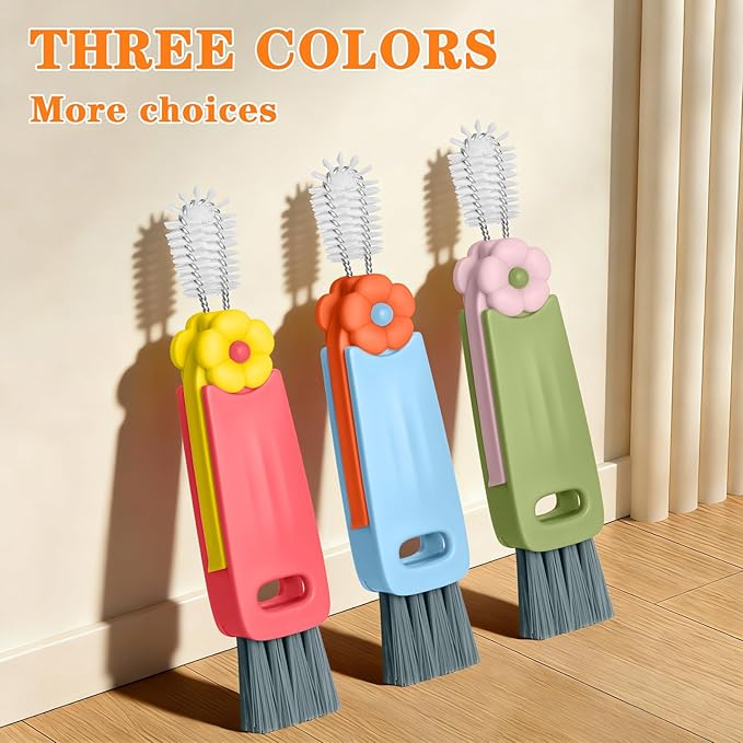Vanjua 3 in 1 Cup Lid Gap Cleaning Brush Set, Cup Lid Gap Cleaner, Home Kitchen - Image 9