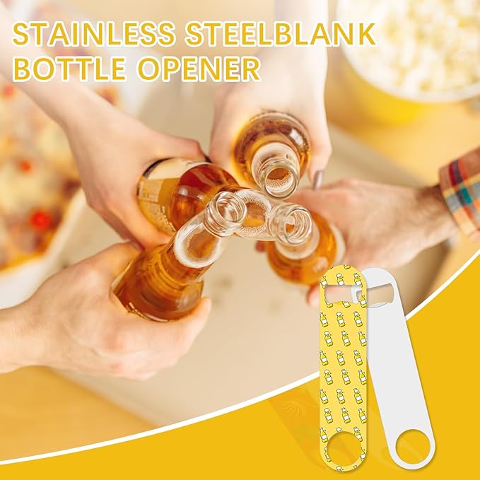 4 Pcs Sublimation Bottle Opener Blanks, Personalized Sublimation Blank Products - Image 3