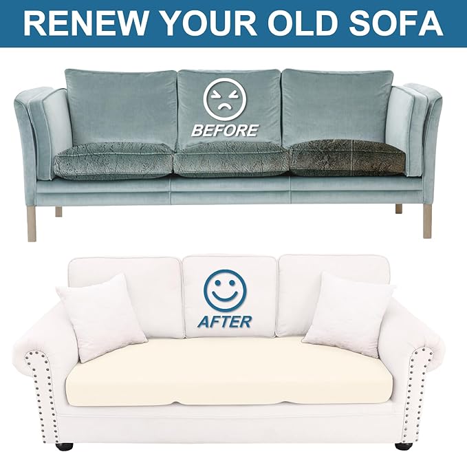 Smiry Printed Couch Cushion Covers, Stretch Soft Couch Covers - Image 8