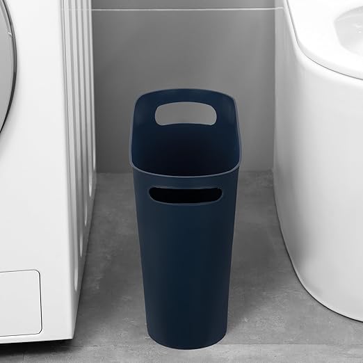 rejomiik Small Trash Can, 3.5 Gallon Slim Garbage Can Plastic Waste Basket - Image 3