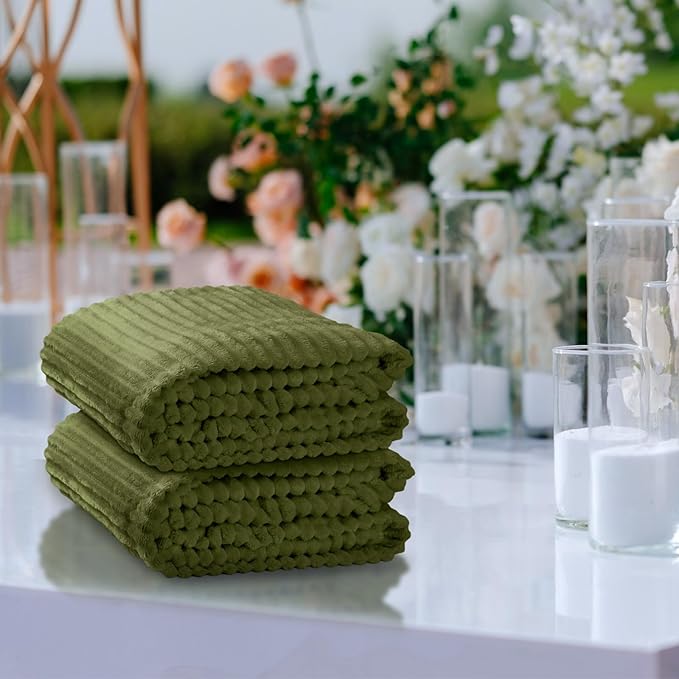 Buryeah 6 Pcs Flannel Throw Blanket Bulk 50 x 60 in Sleepover Blanket Outdoor - Image 5