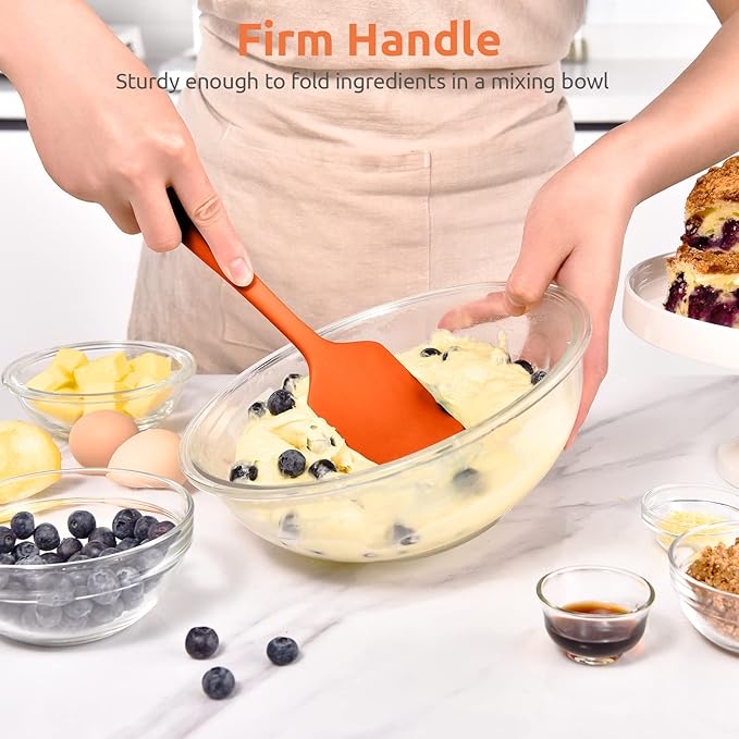Heat Resistant Silicone Large Spatula: U-Taste 600ºF High Heat Flexible 11.38in - Image 5