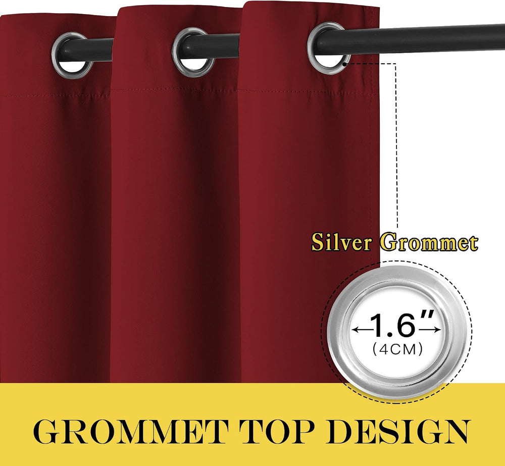 NICETOWN Blackout Blinds for Sliding Door - Indoor Slider Curtains for Patio,...