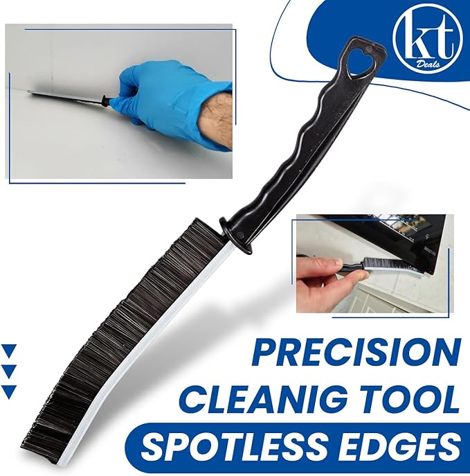 6pcs Hard Bristle Crevice Cleaning Brush Set, Grout Brush, Skinny Scrub Brush - Image 5