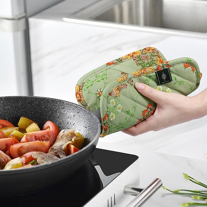 BONTHEE Pot Holders for Kitchen Heat Resistant Hot Pads for Countertops Oven - Image 3